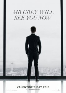The poster for Fifty Shades of Grey, the movie, is as tame as the first footage the studio released.